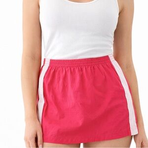 Vintage 80’s Catalina Skirt Neon Windbreaker Mini